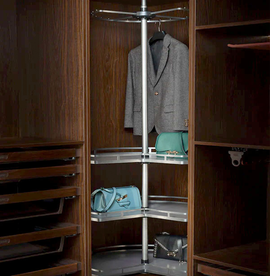 4 Level Rotating Closet Rack